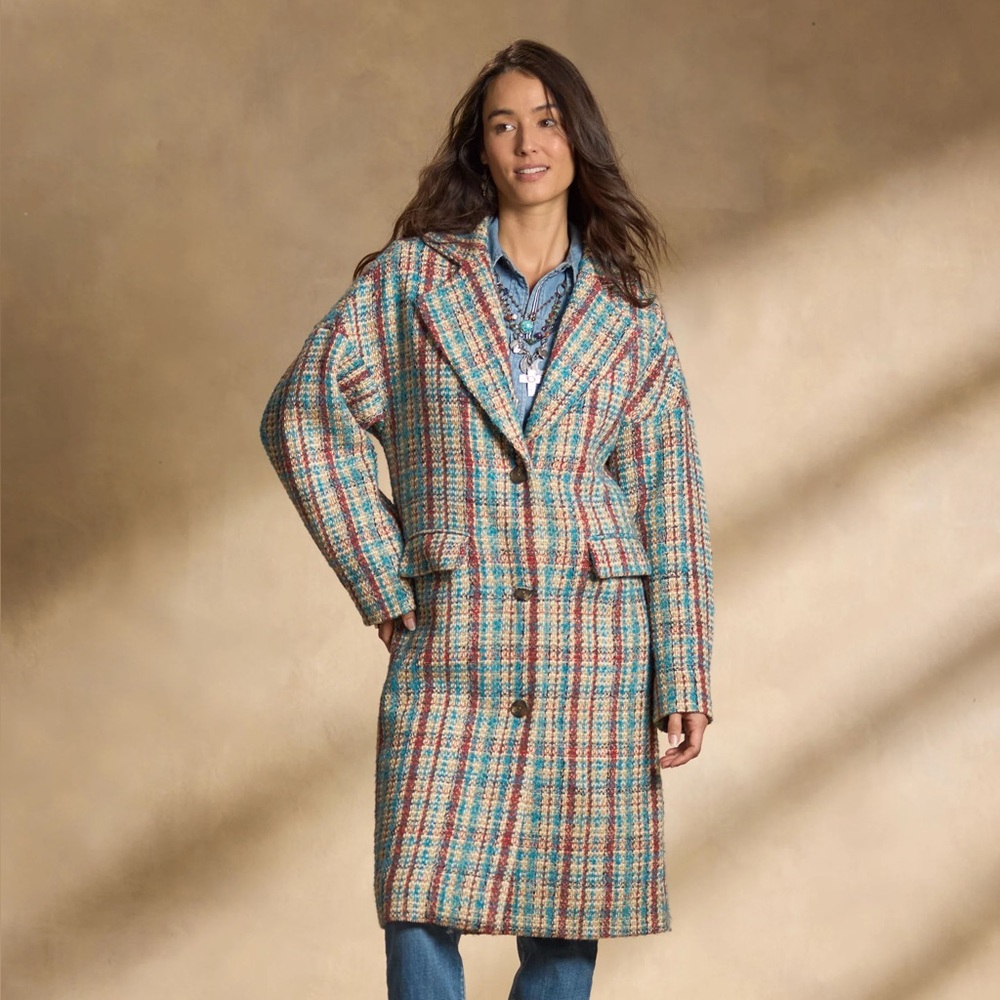 Sundance Living Hanna Tweed Coat - Picture 2 of 7